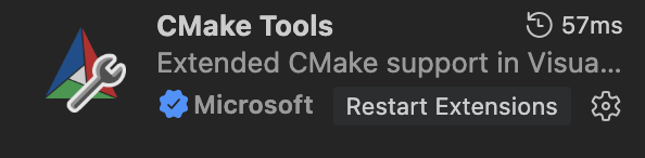 CMake Tools Extension